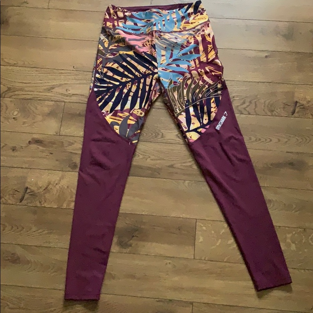 Gymshark Multicolor Tropical Print Leggings